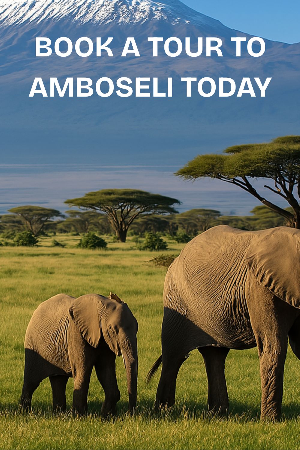 Amboseli Elephant Safari with Mount Kilimanjaro View - Kenya Tour